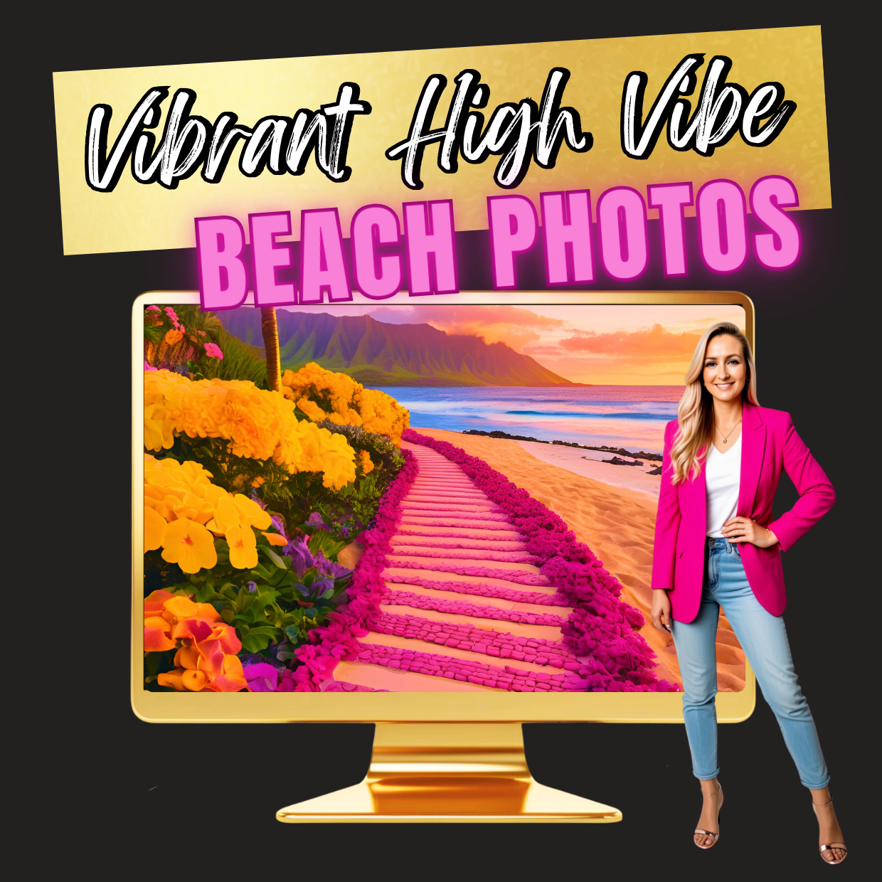 270 Vibrant High Vibe Beach Background Photos