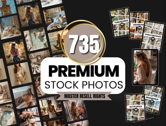 735 Stock Imagery Collection With Master Resell Rights