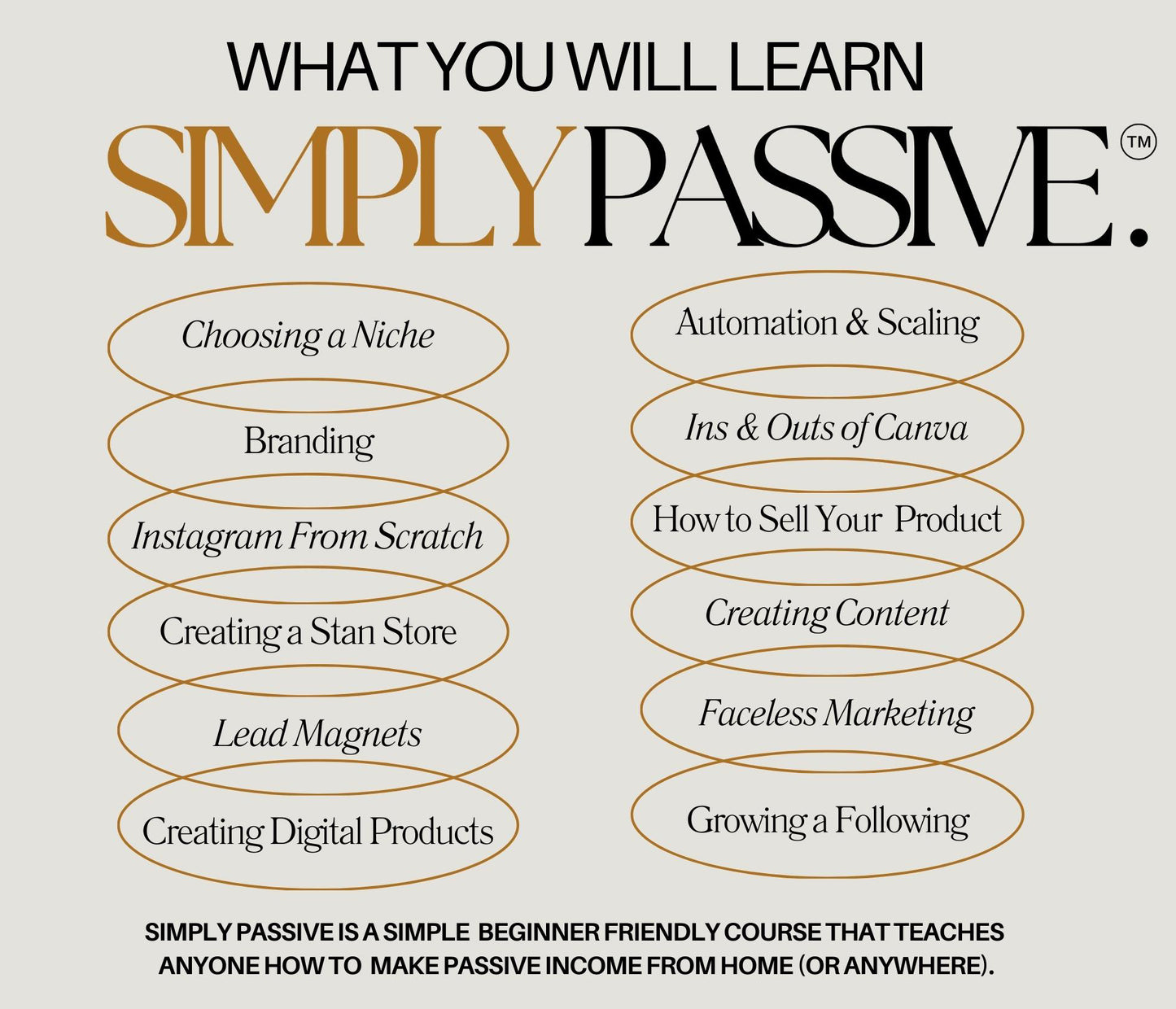 Simply Passive Faceless Digital Marketing Course