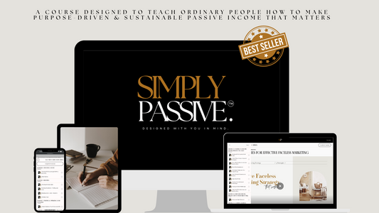 Simply Passive Faceless Digital Marketing Course
